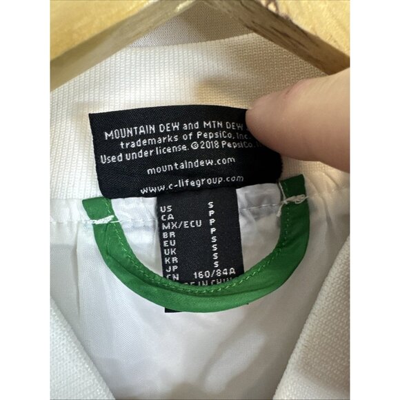 Forever 21 Mountain Dew Light Weight Bomber Windbreaker Jacket Womens Size Small - Picture 7 of 9